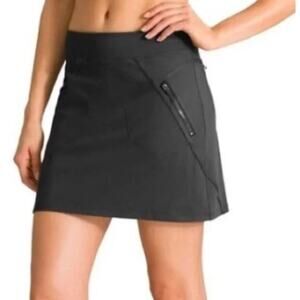 Athleta Trailside Skirt Skort Black Medium